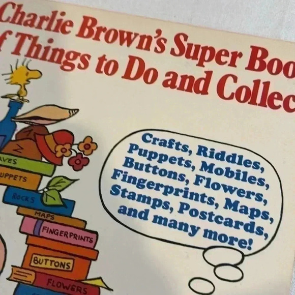 Charlie‎ Brown's Super book of Things to Do & Collect 1975 Vintage UFS - Picture 3 of 7